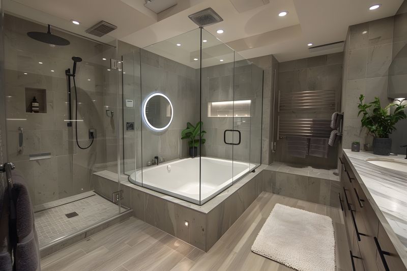 Custom Shower and Bathtub Combo